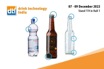 Volle Verschlusssicherheit auf der drink technology India!