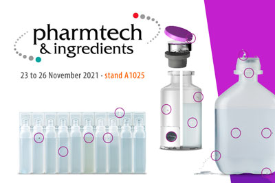 Pharmtech & Ingredients: Geradlinige Ampullen-, Infusionsflaschen- und Vial-Inspektion